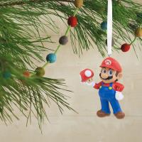 Super Mario Bros Mario & Mushroom Hanging Resin Figure Extra Image 2 Preview